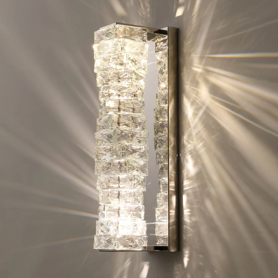 Crystal Laminated Wall Light
