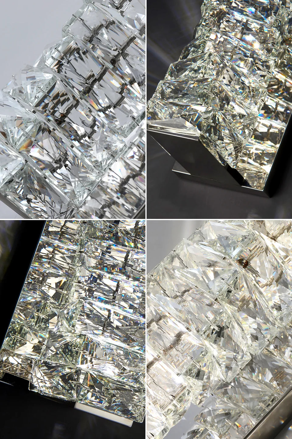 Crystal Laminated Wall Light