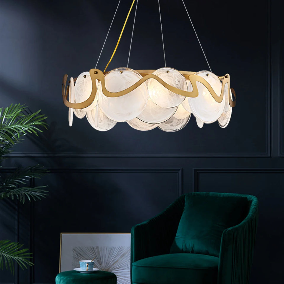 Modern Simple Glass Chandelier