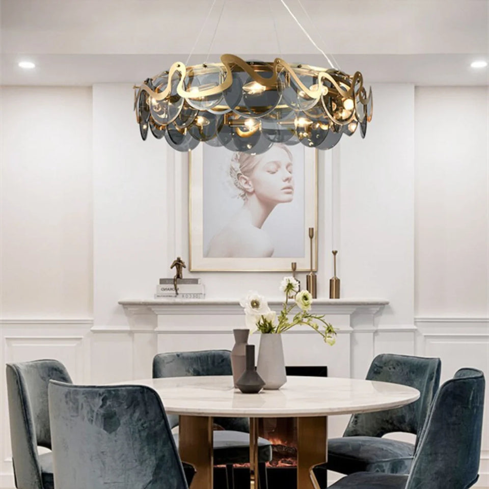 Modern Simple Glass Chandelier