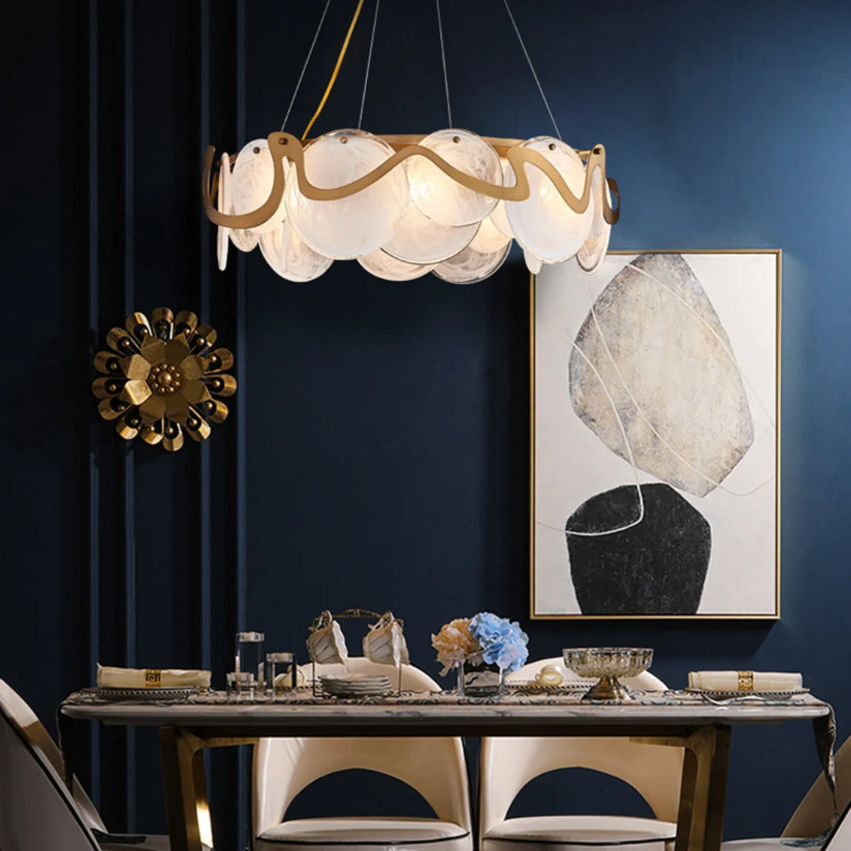 Modern Simple Glass Chandelier