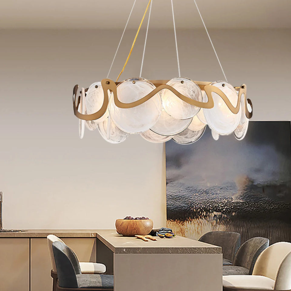 Modern Simple Glass Chandelier