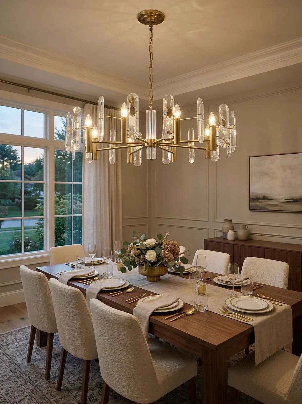 Bar Ceiling Bedroom Crystal Chandelier