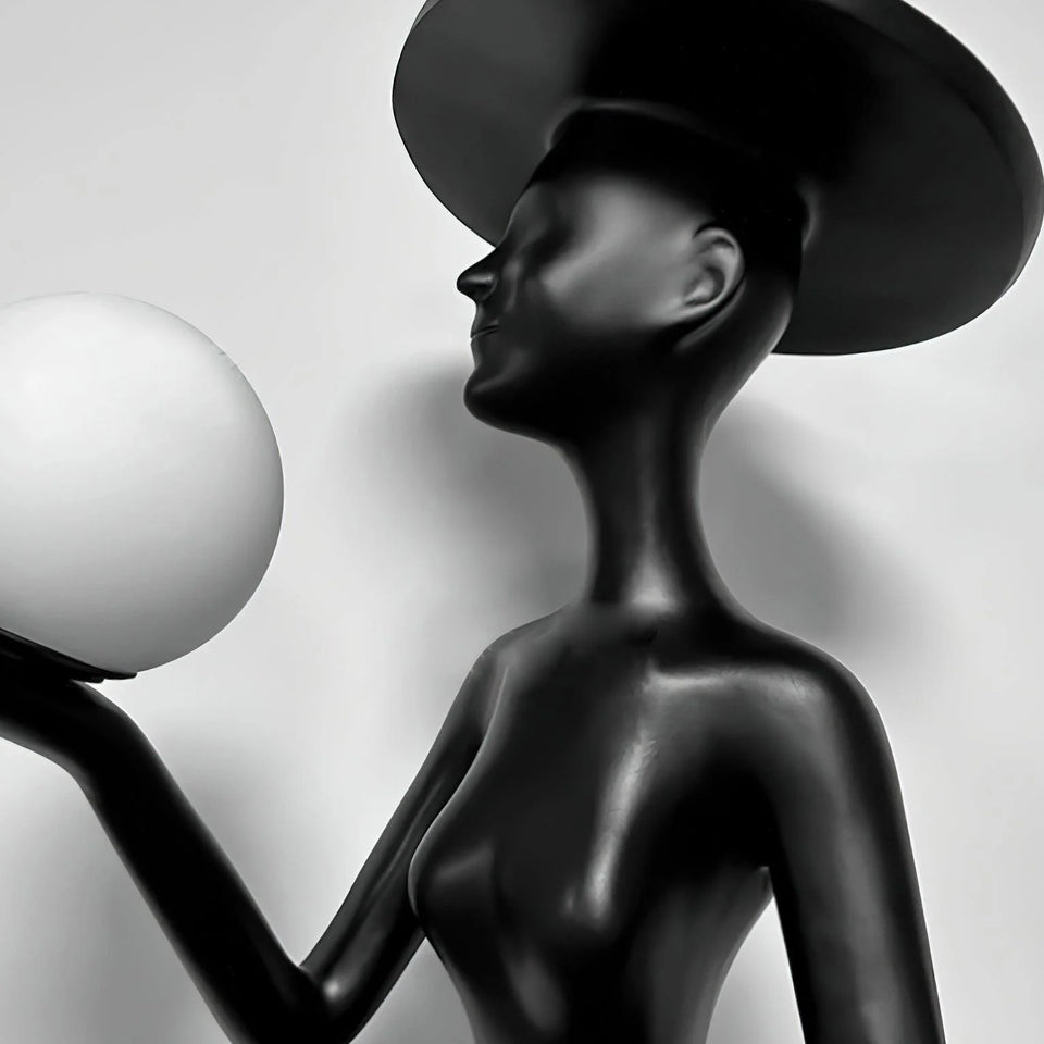 Lexa Sculpture Figure Floor Lamp
