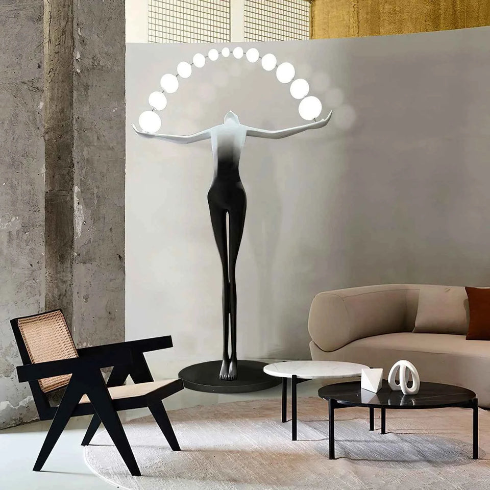 Liberty Sculpture Figure Floor Lamp