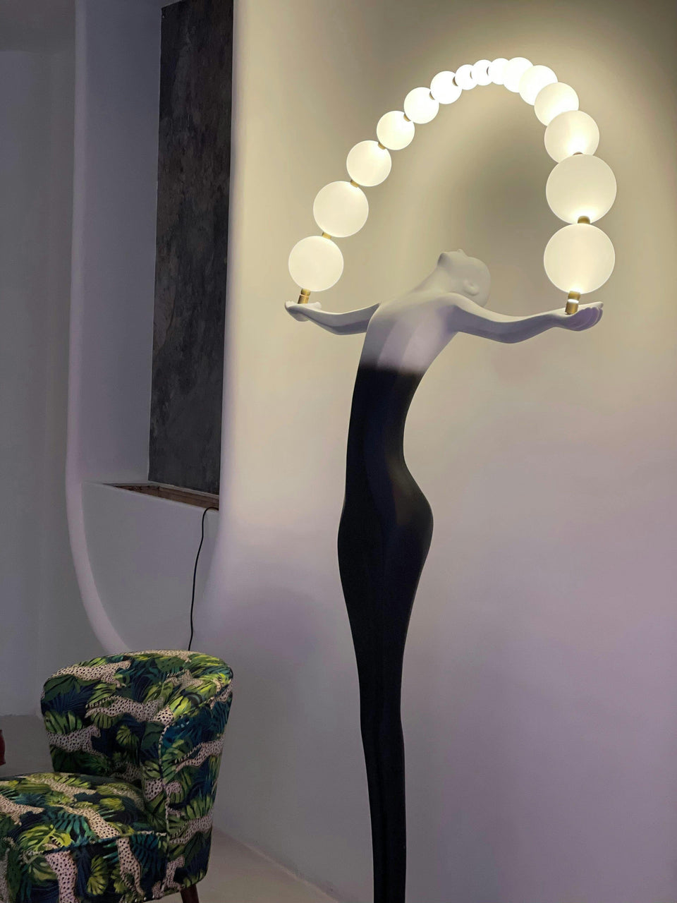 Liberty Sculpture Figure Floor Lamp