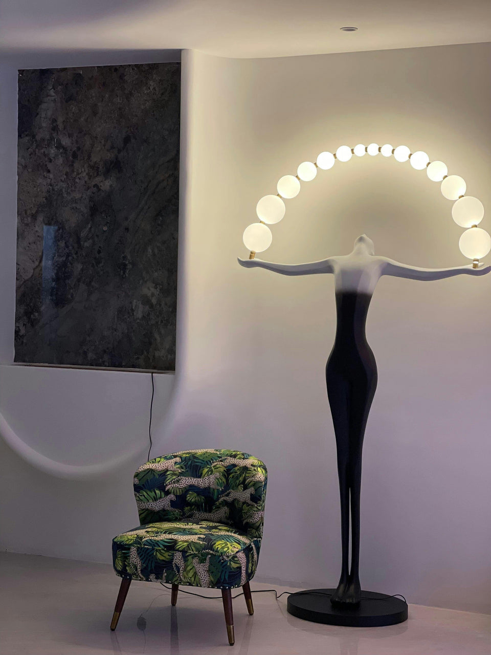 Liberty Sculpture Figure Floor Lamp