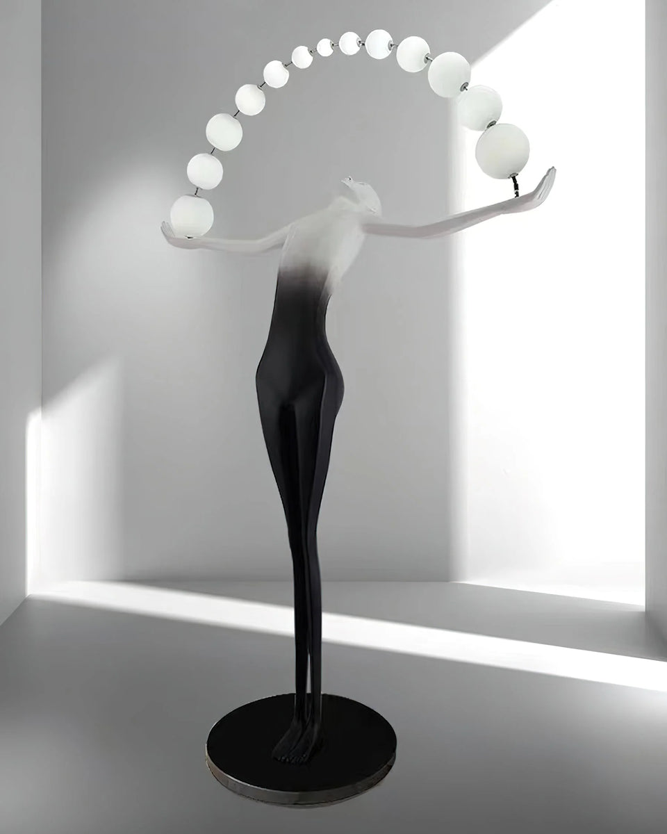 Liberty Sculpture Figure Floor Lamp