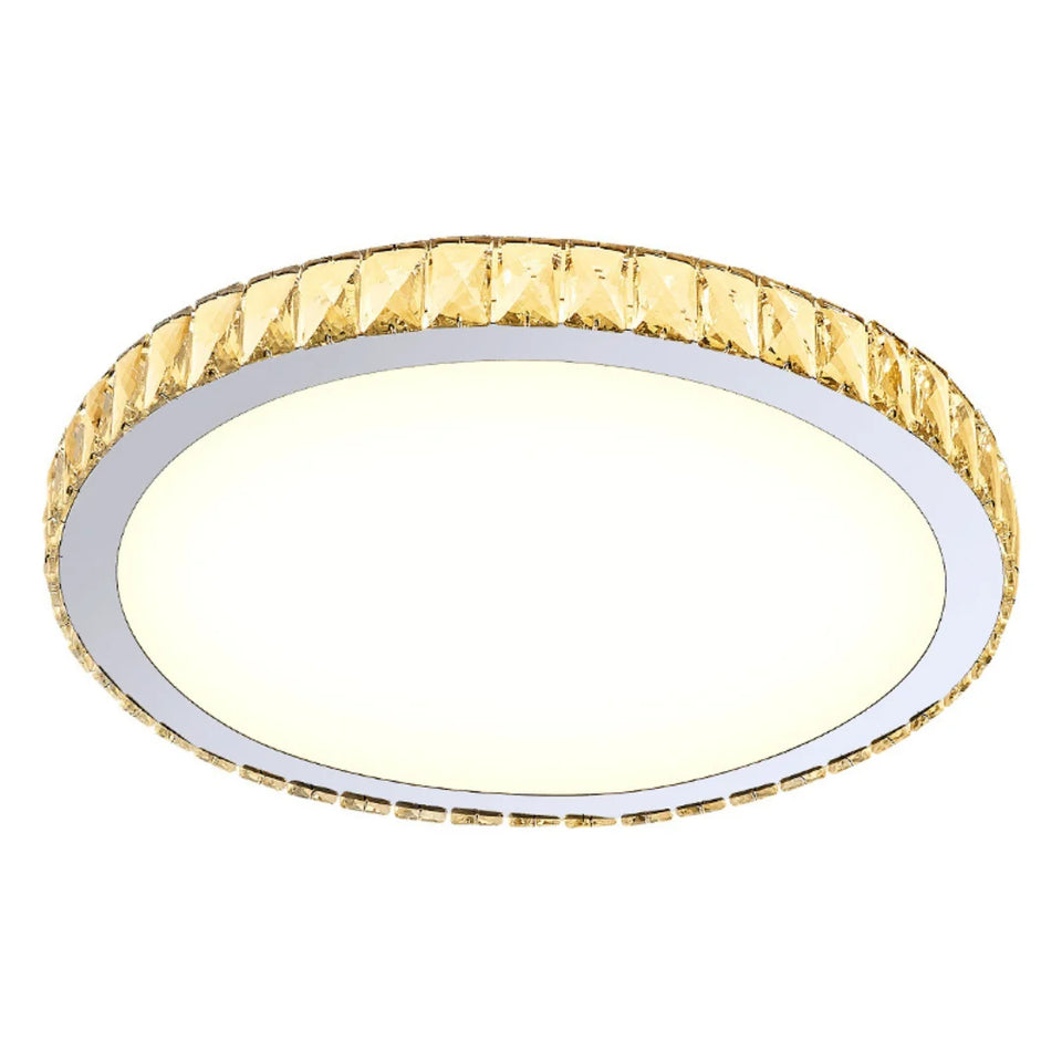 Light Luxury Round Crystal Ceiling Lamp