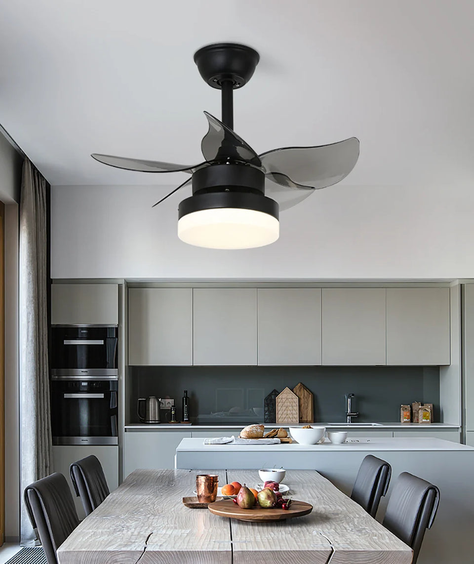 Lighted LED American Ceiling Fan Light