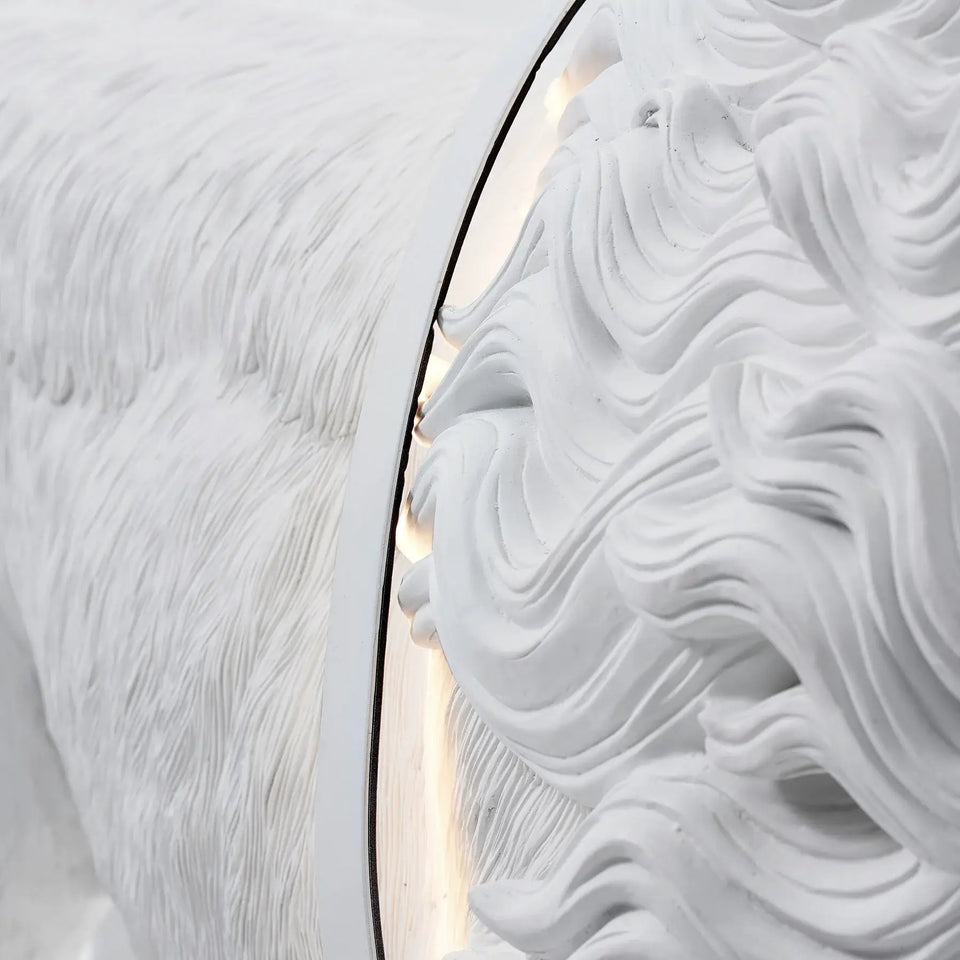 Lion Statue Floor Lamp