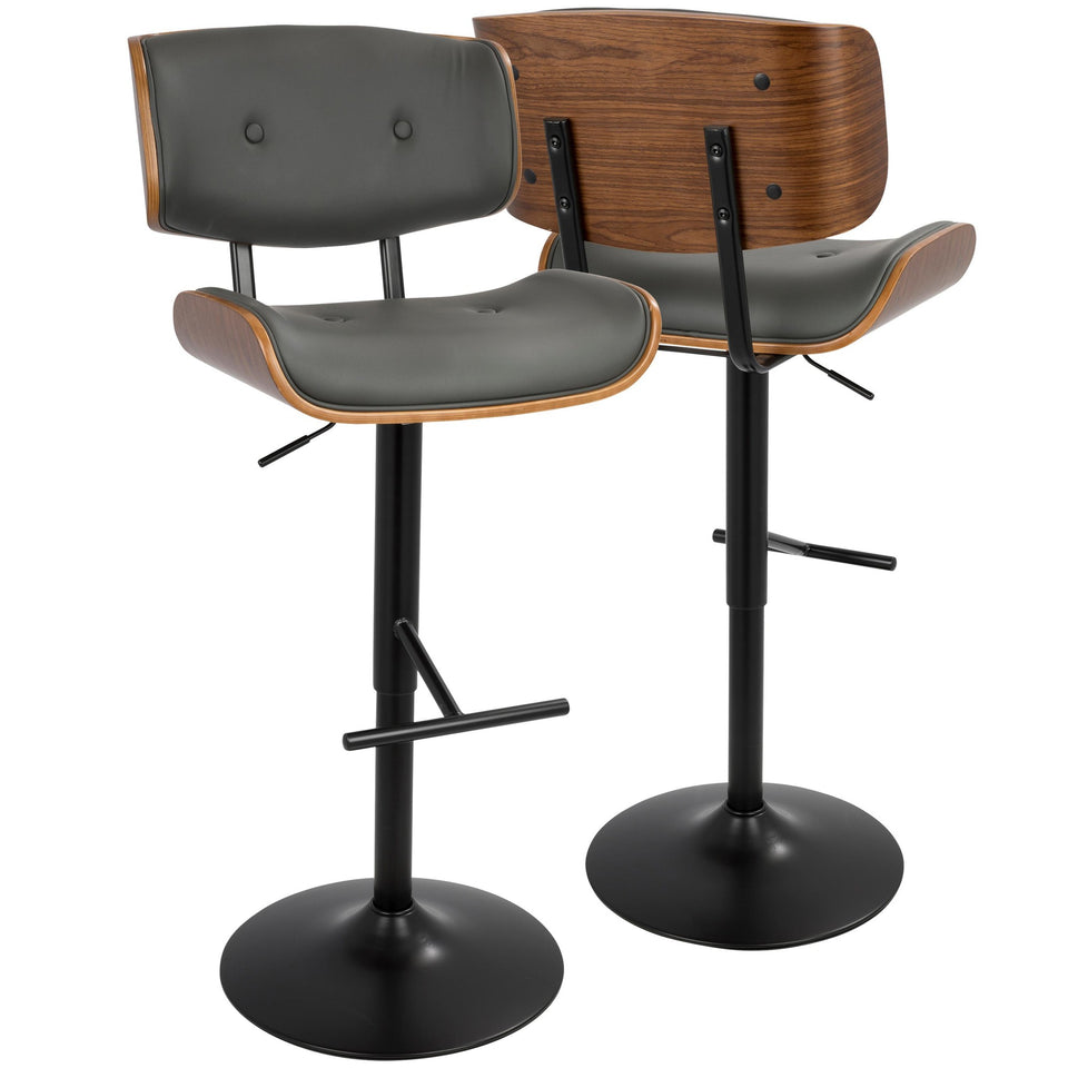 Lombardi Adjustable Barstool - Set of 2