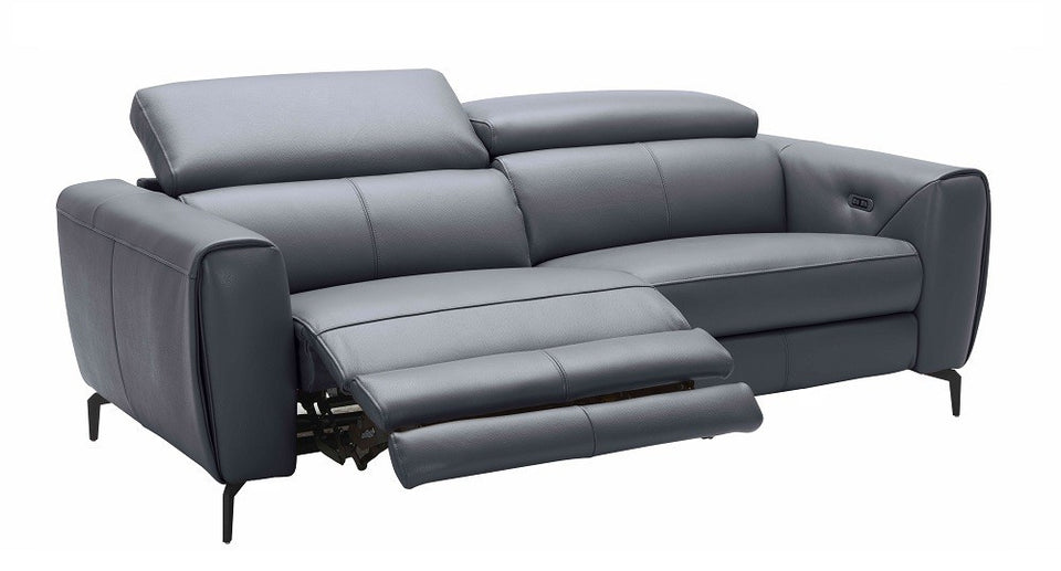Lorenzo Motion Love Seat Only in Blue-Grey (manual headrest only)