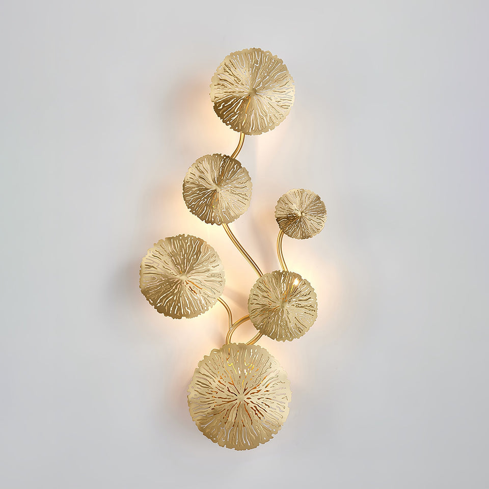 Lotus Leaf Wall Sconce