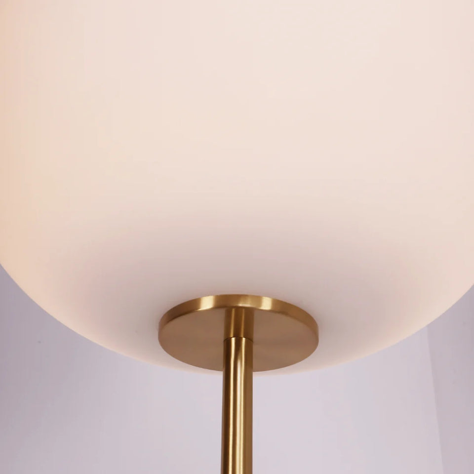 Glass Jwda Marble Floor Lamp