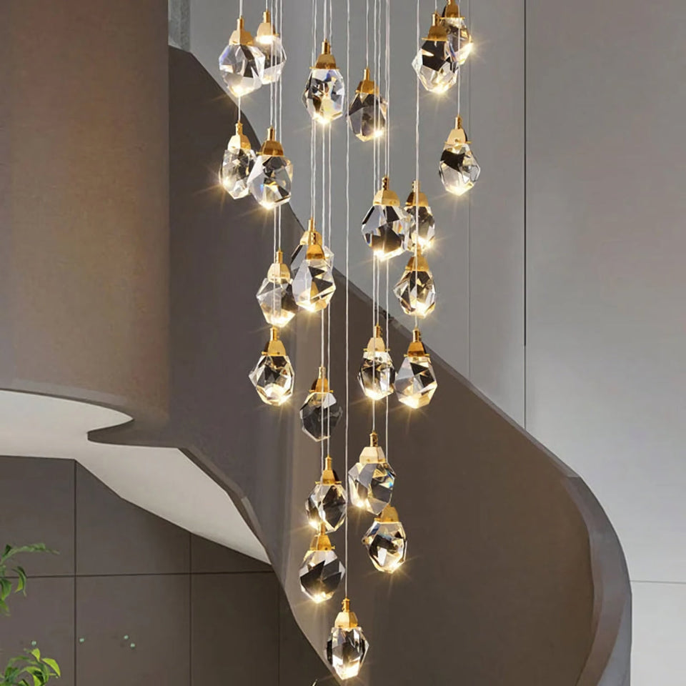Luxe Prism Crystal Pendant Light