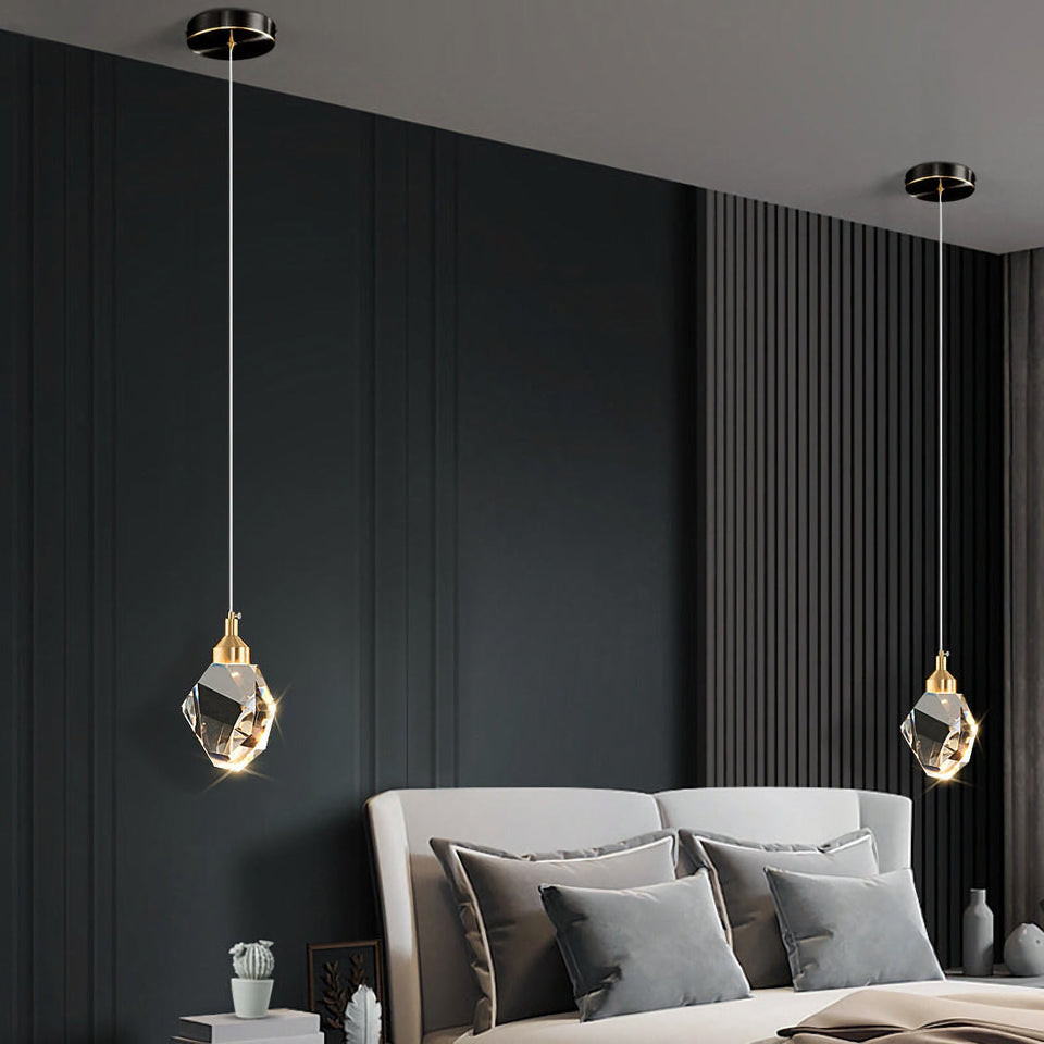 Luxe Prism Crystal Pendant Light