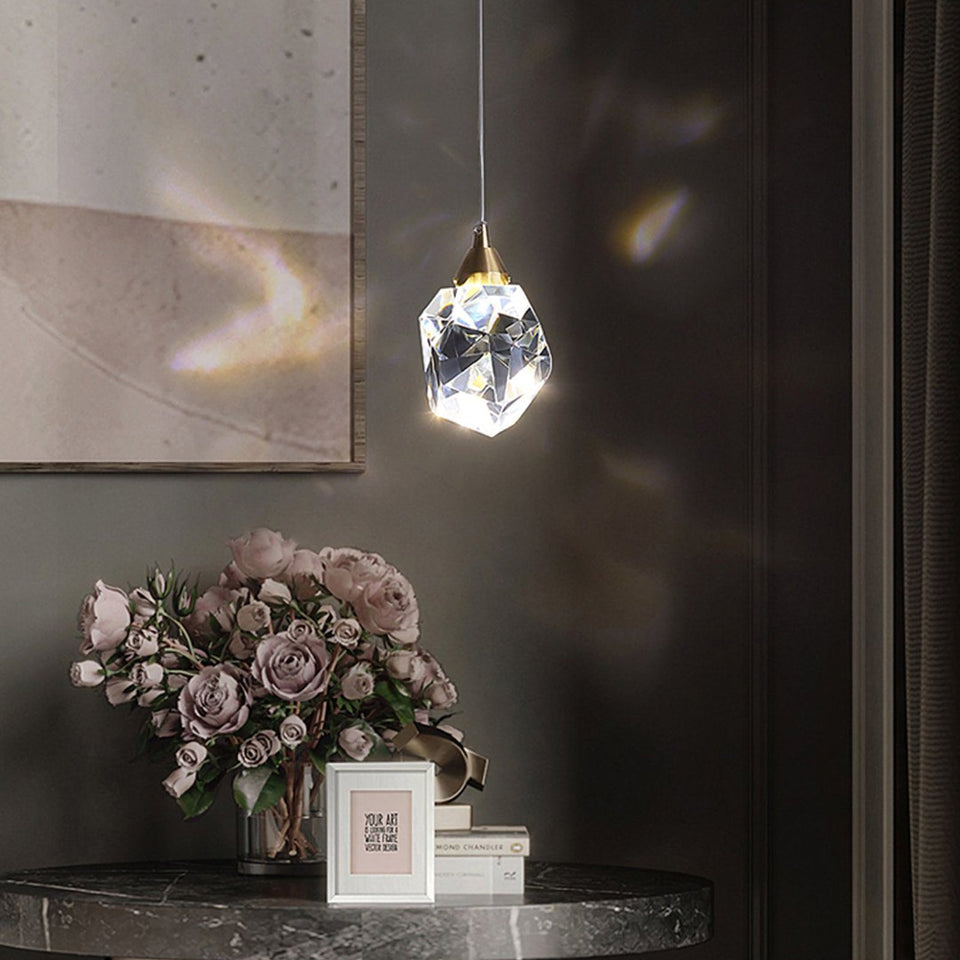 Luxe Prism Crystal Pendant Light
