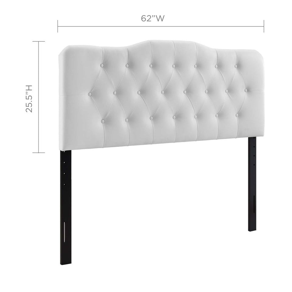 Annabel Upholstered Vinyl Queen Headboard by Modway
