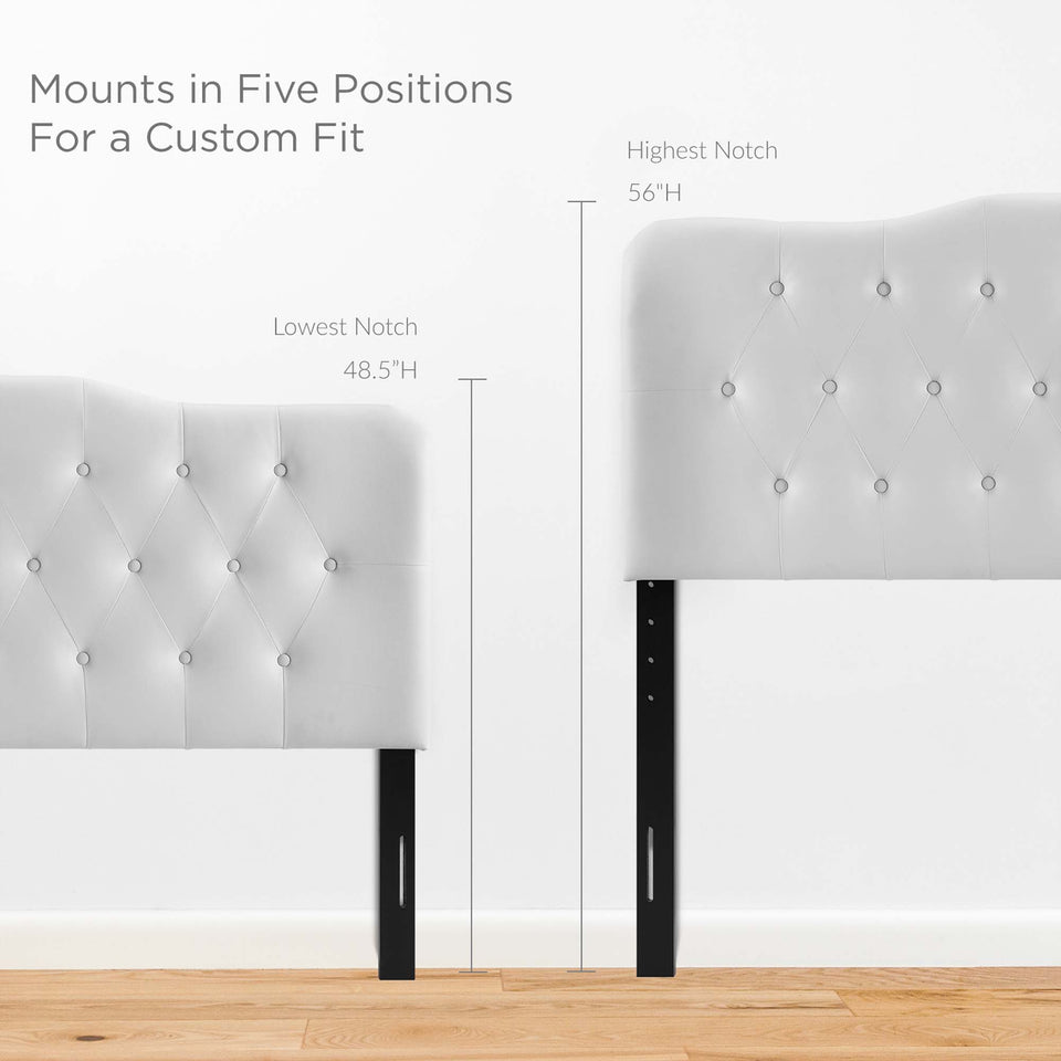 Annabel Upholstered Vinyl Full Headboard by Modway