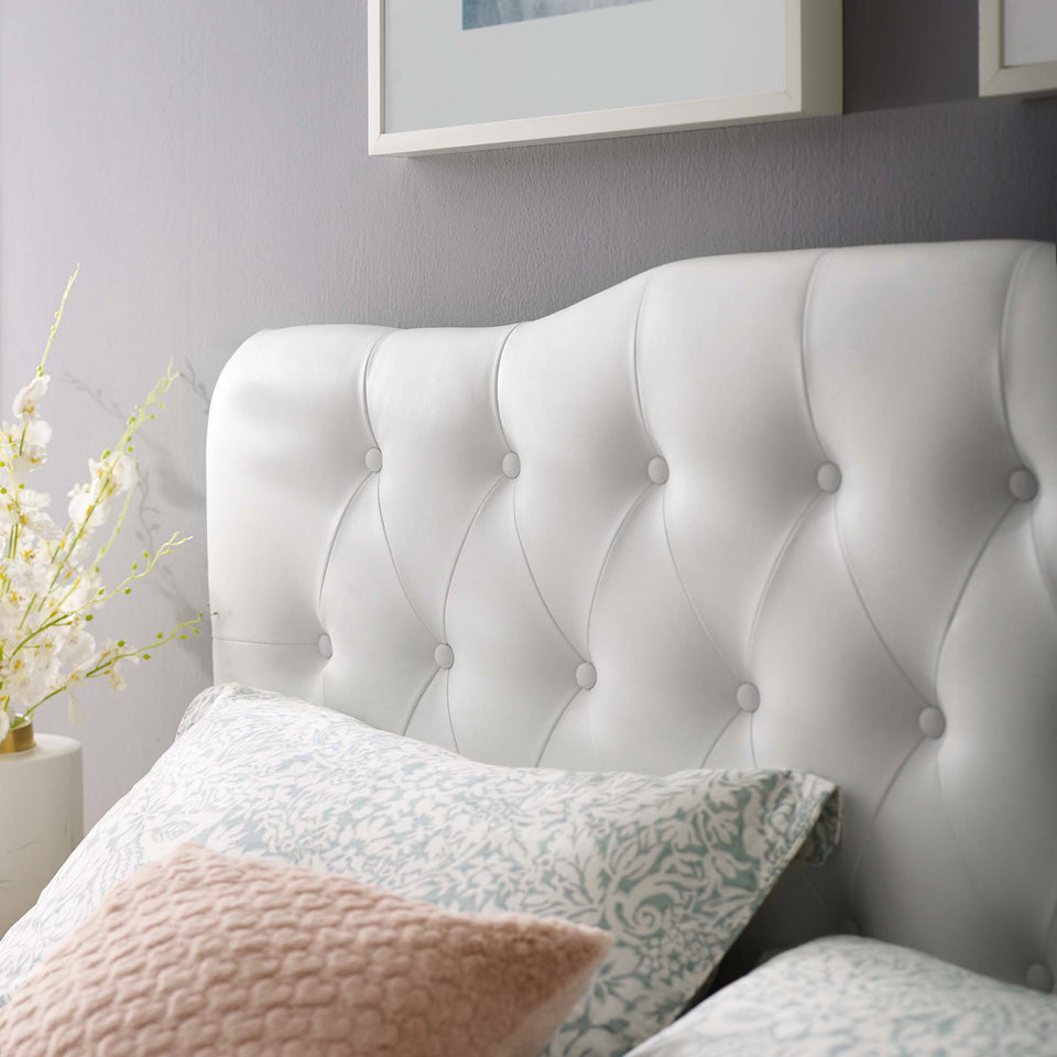 Annabel Upholstered Vinyl Full Headboard by Modway
