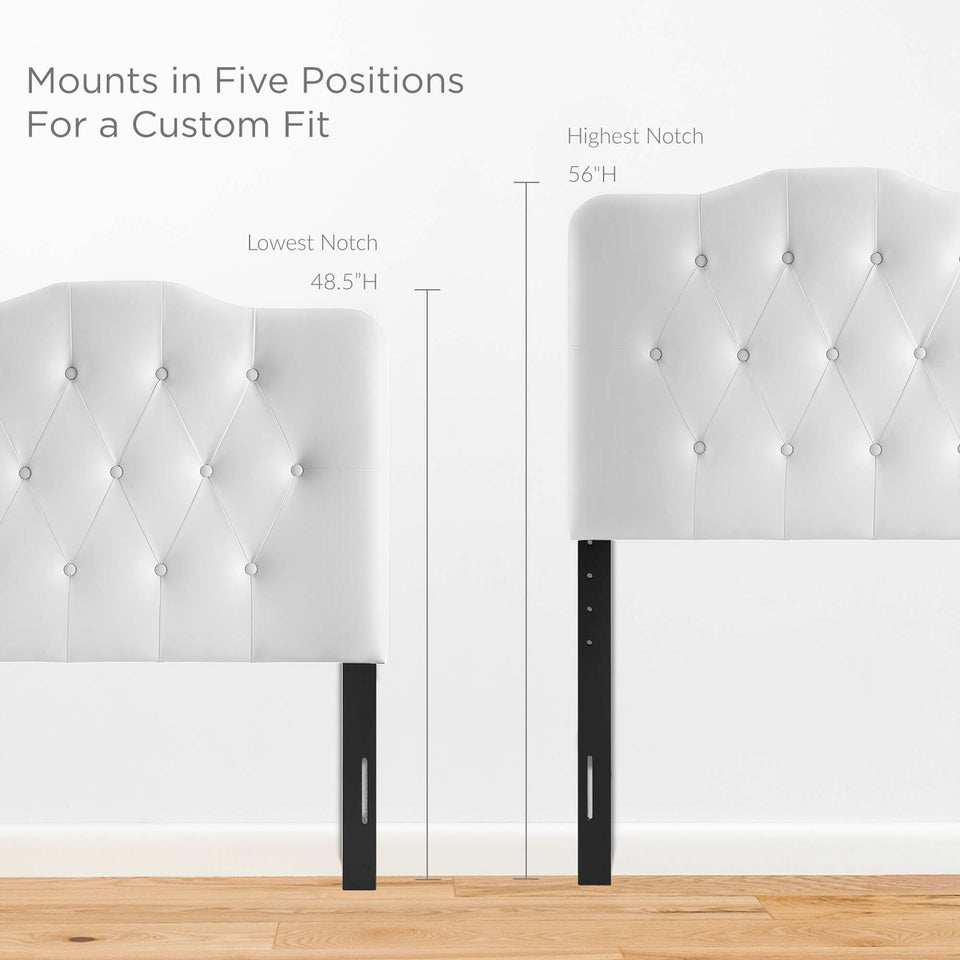 Annabel Upholstered Vinyl Twin Headboard by Modway
