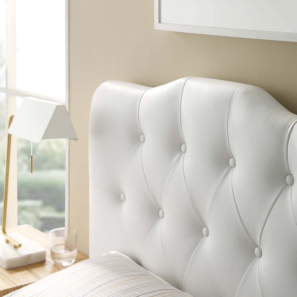 Annabel Upholstered Vinyl Twin Headboard by Modway