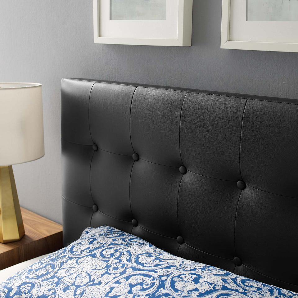 Emily Upholstered Vinyl Twin Headboard by Modway