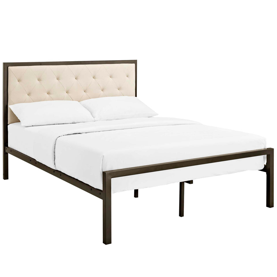 Mia Fabric Bed by Modway