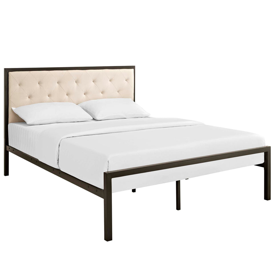 Mia Fabric Bed by Modway