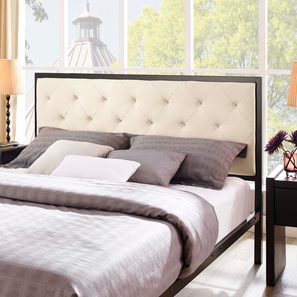 Mia Fabric Bed by Modway