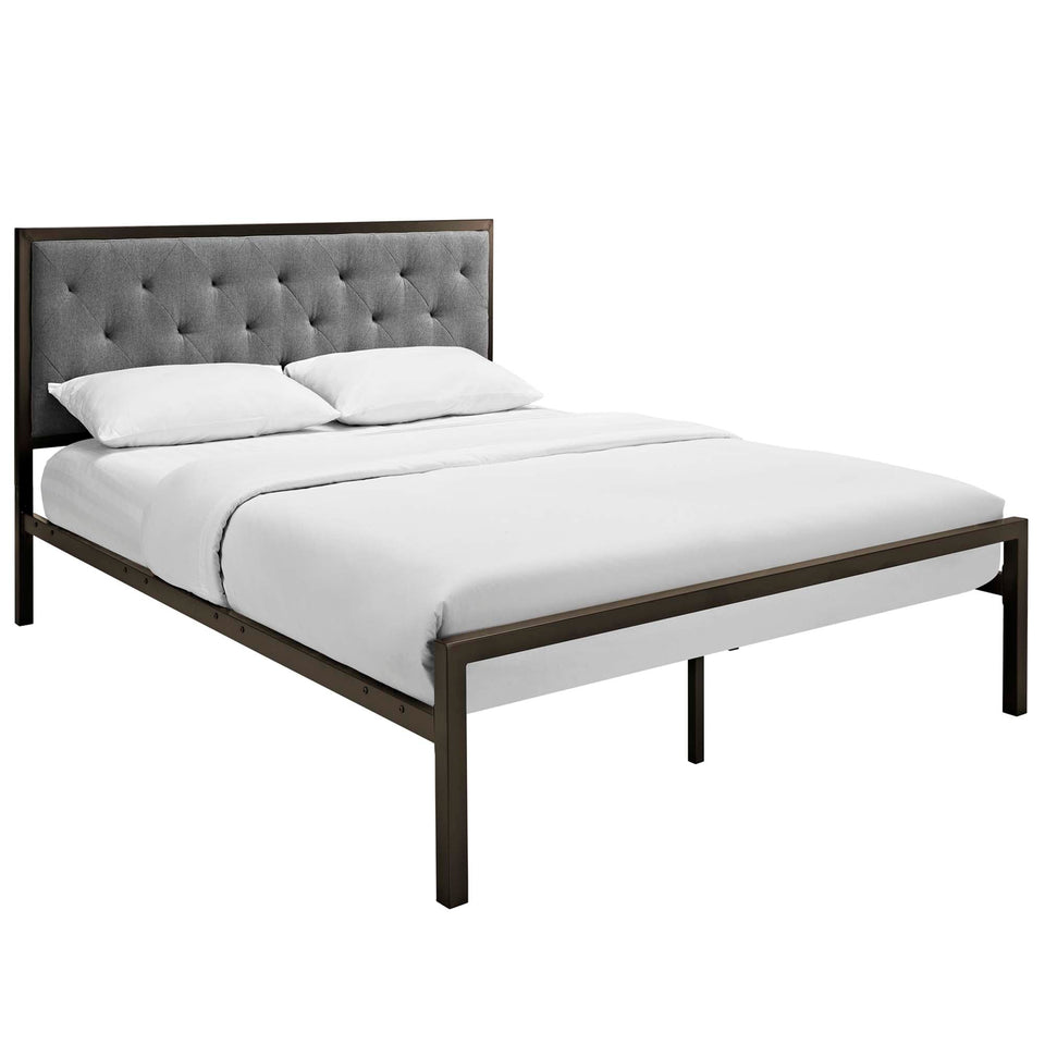 Mia Fabric Bed by Modway