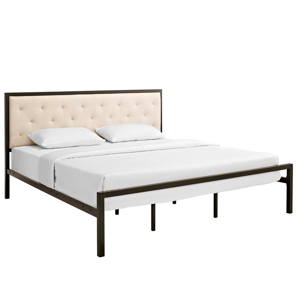 Mia Fabric Bed by Modway