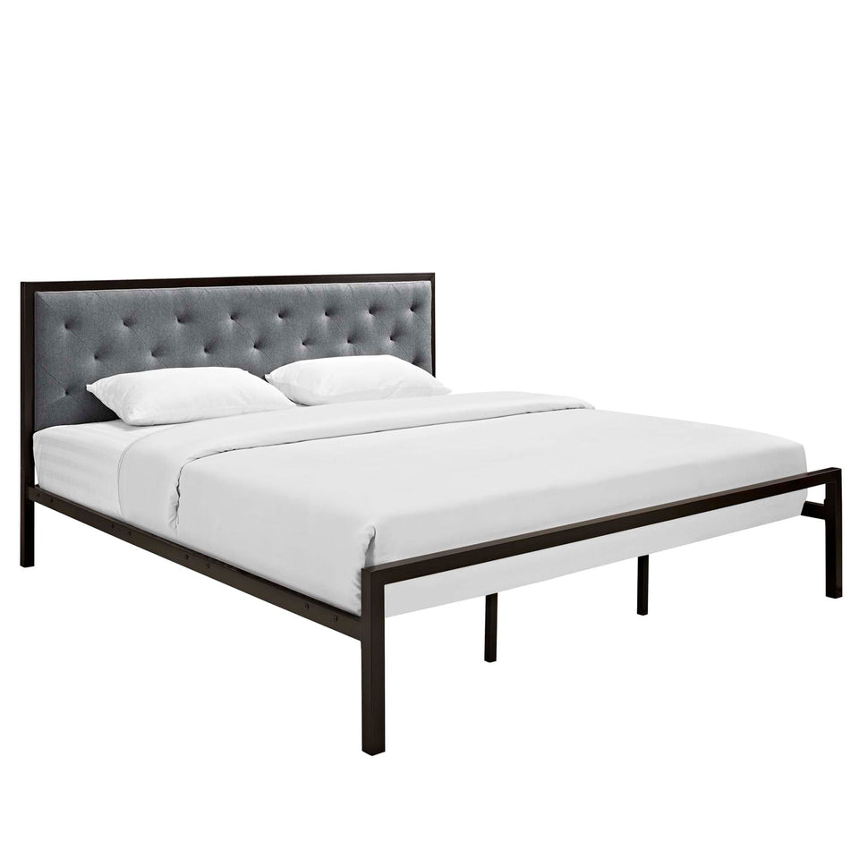 Mia Fabric Bed by Modway