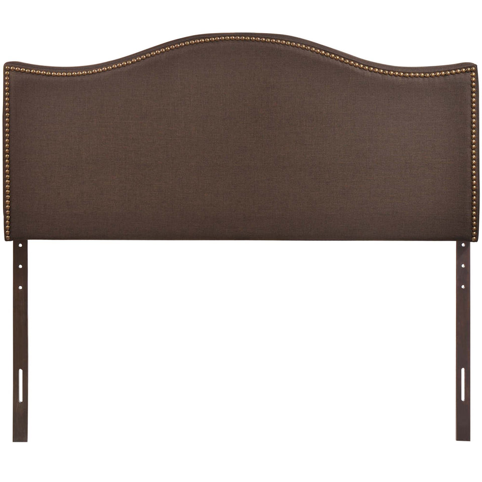 Curl Nailhead Upholstered Queen Headboard by Modway