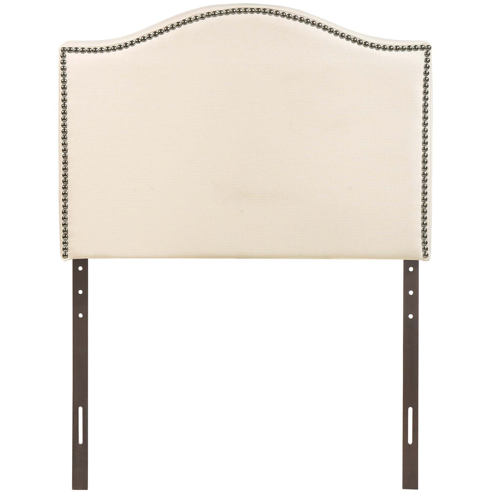 Curl Nailhead Upholstered Twin Headboard by Modway