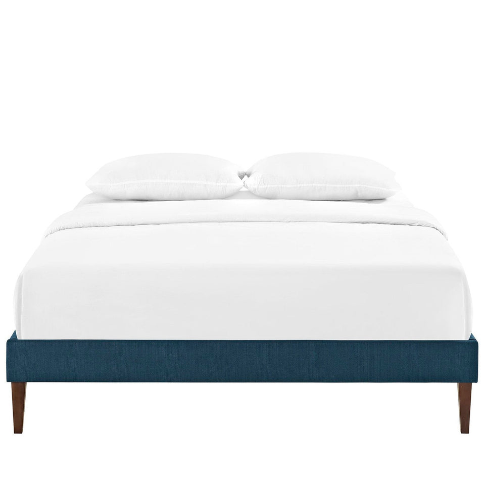 Sharon Fabric Bed Frame with Squared Tapered Legs by Modway