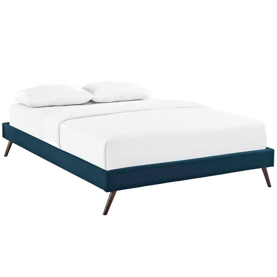 Helen Fabric Bed Frame with Round Splayed Legs by Modway