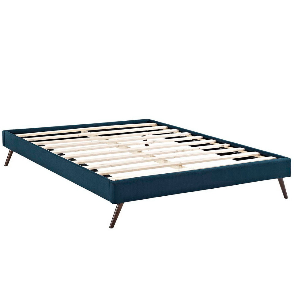 Helen Fabric Bed Frame with Round Splayed Legs by Modway