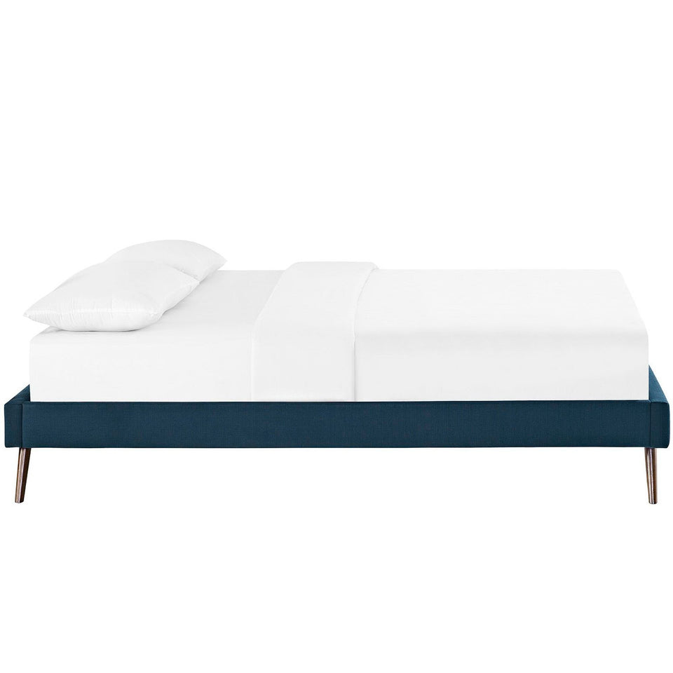 Helen Fabric Bed Frame with Round Splayed Legs by Modway