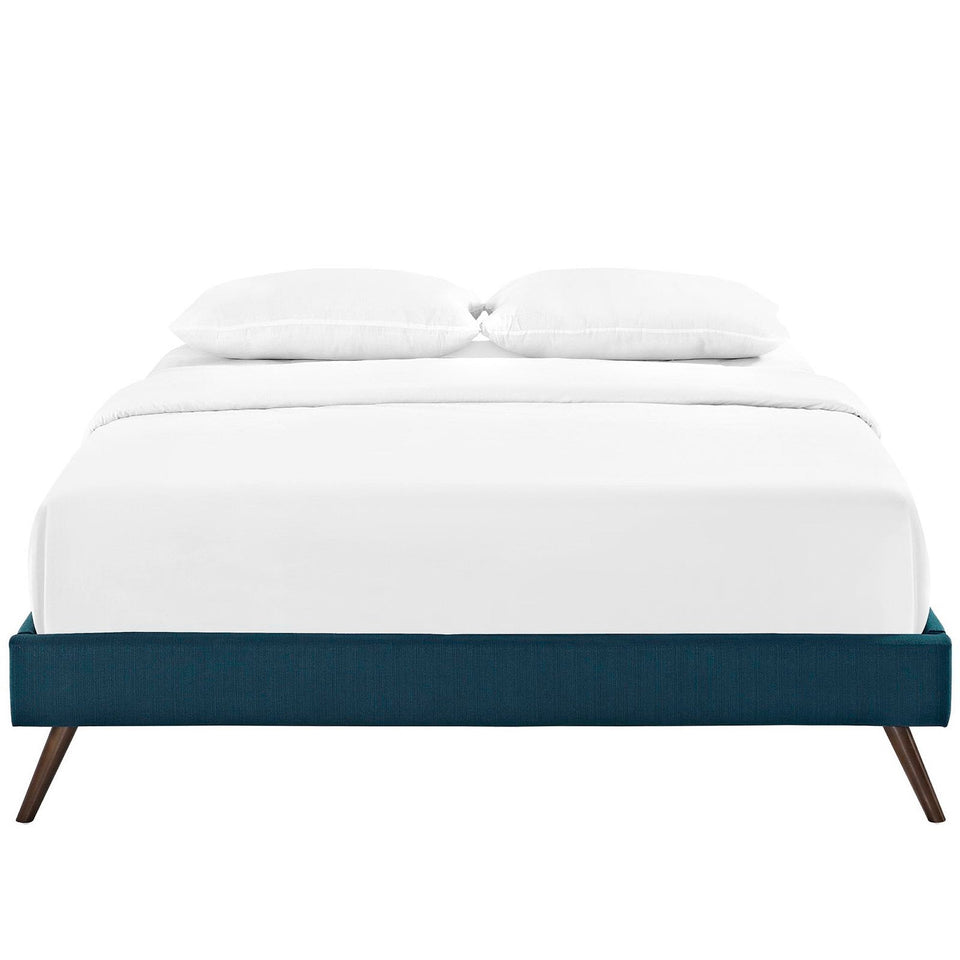 Helen Fabric Bed Frame with Round Splayed Legs by Modway