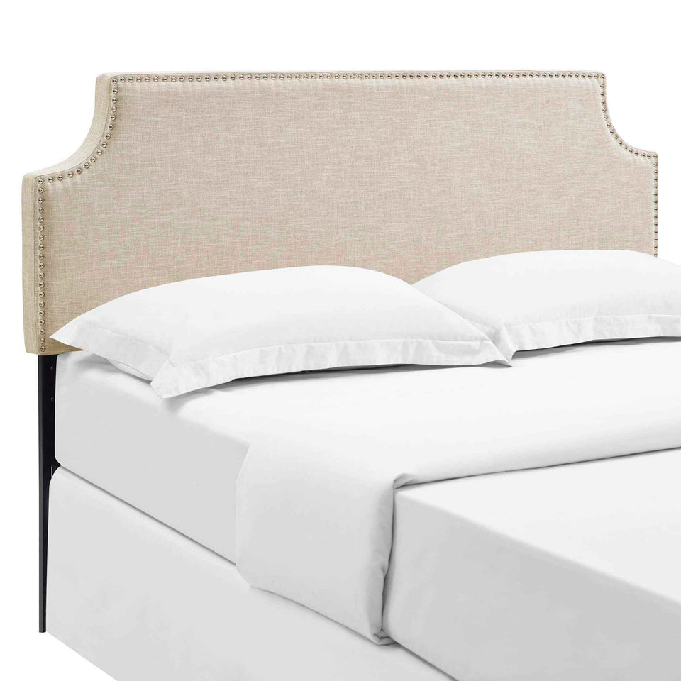 Laura Upholstered Fabric Queen Headboard