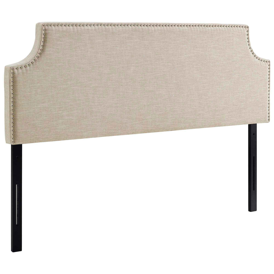 Laura Upholstered Fabric Queen Headboard