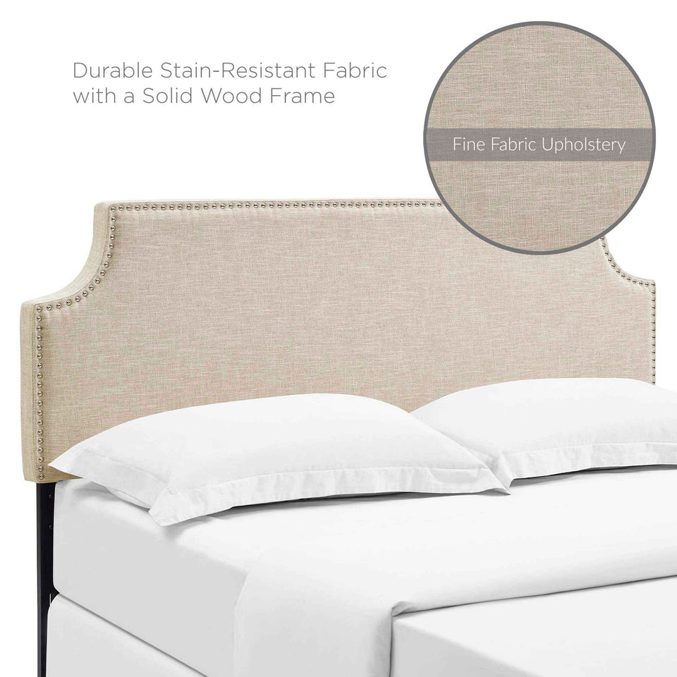 Laura Upholstered Fabric Queen Headboard