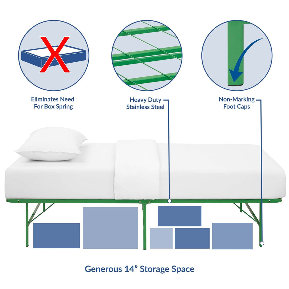 Horizon Stainless Steel Bed Frame by Modway
