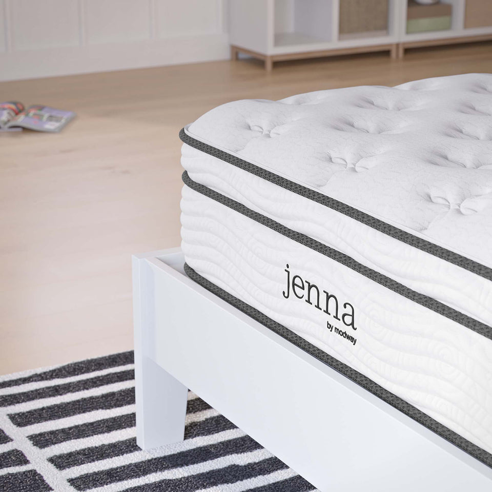 Jenna 10" Innerspring and Foam Twin Mattress by Modway