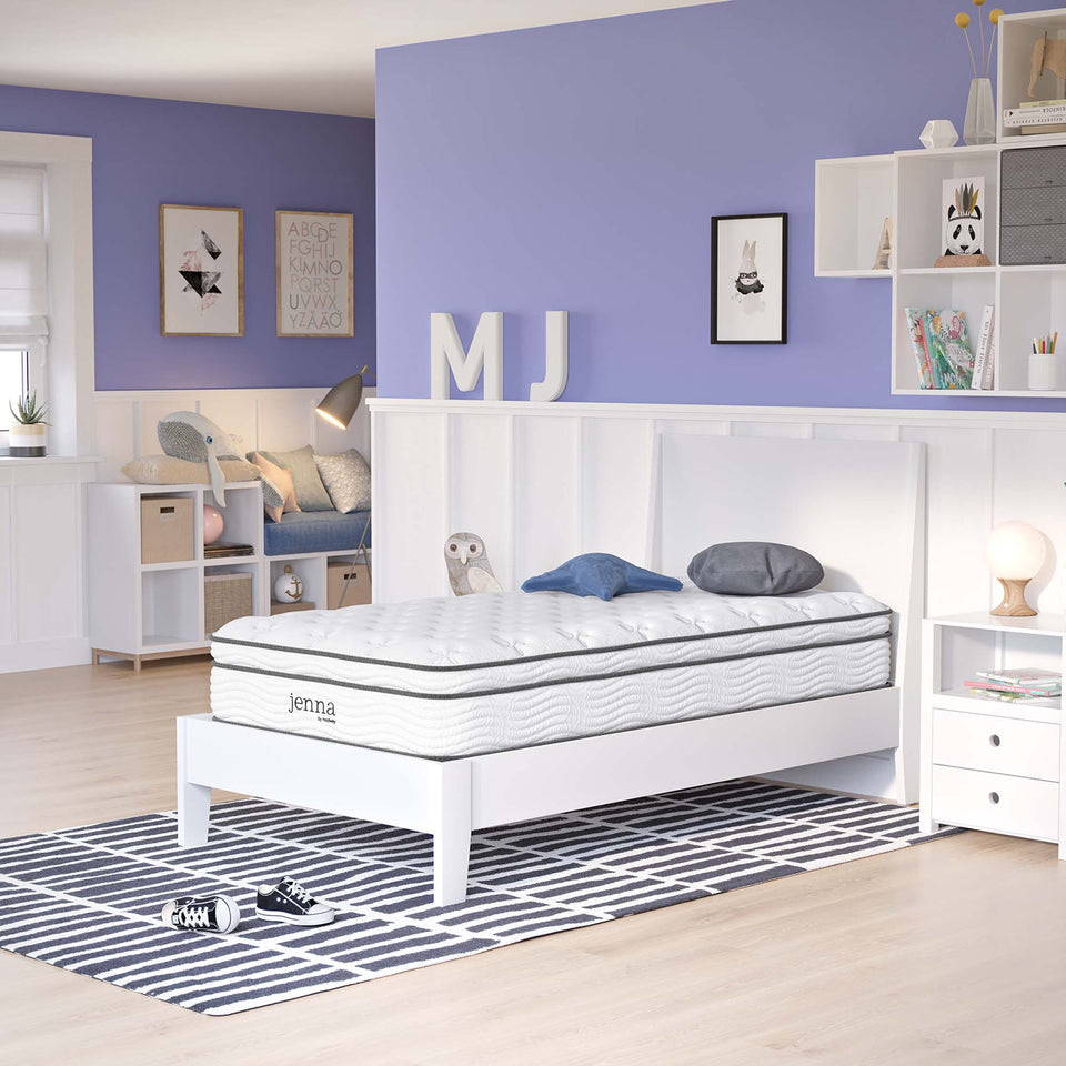 Jenna 10" Innerspring and Foam Twin Mattress by Modway