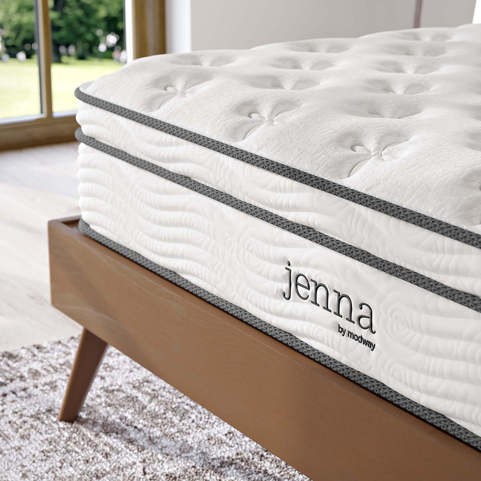 Jenna 10" Innerspring and Foam Queen Mattress by Modway