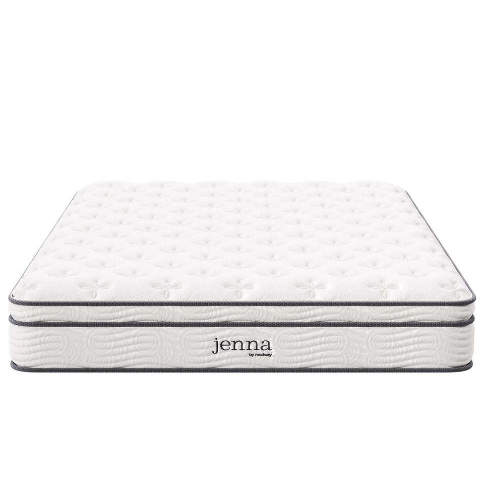 Jenna 10" Innerspring and Foam Queen Mattress by Modway