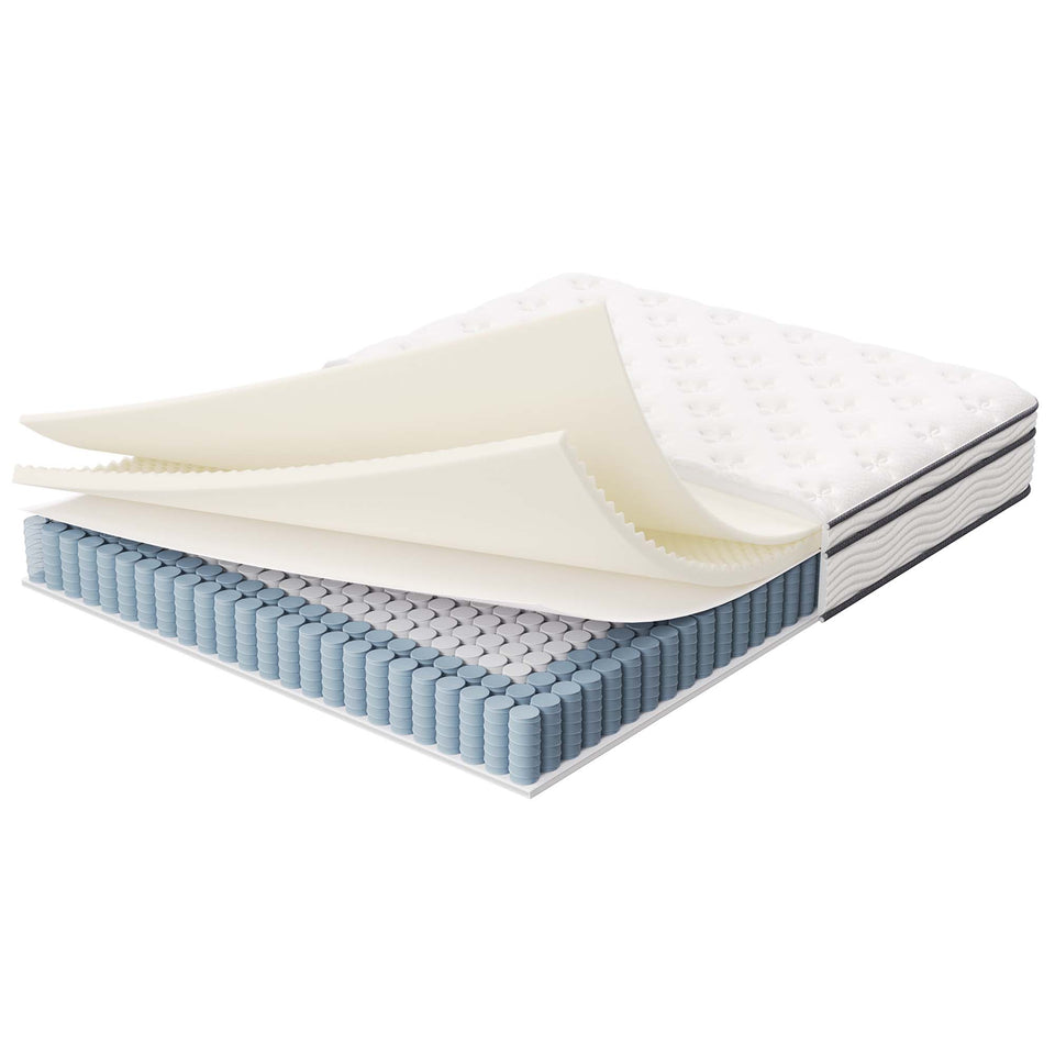 Jenna 10" Innerspring and Foam Queen Mattress by Modway